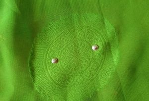Gorgeous Parrot Green And Pink Combination Saree&#34;