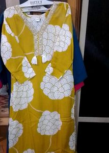 Floral Print Kurta