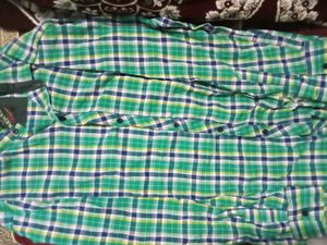 Green Plaid Shirt