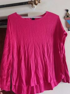 Pink Long Sleeve knit Top