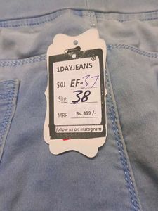 Light Wash Denim Jeggings