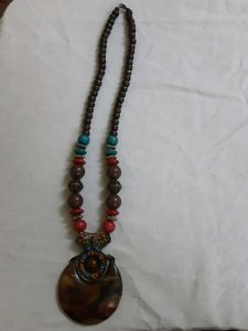 Beaded Pendant Necklace