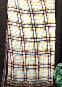 Dupatta lining Cream pure cotton designer pi