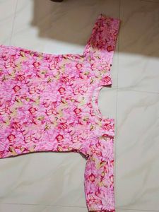 Pink Floral Print Dress🎉🎊🥳