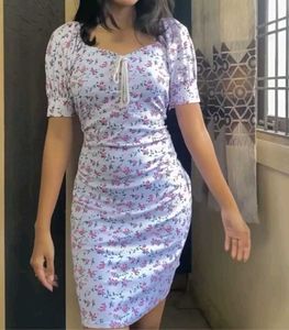 Floral Bodycon Mini Dress