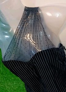 Chic Mesh Polka Dot Top