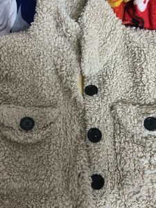 Cozy Beige Fleece Jacket