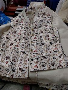 3 Piece Of Kurta, Pajma And Jacket
