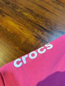 Crocs Pink Sweatshirt