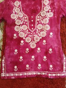 Embroidery Short Kurti