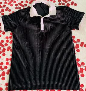 Black Velvet Top