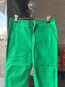 Green Colour Pant