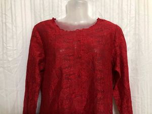 Red Full Sleeve Top