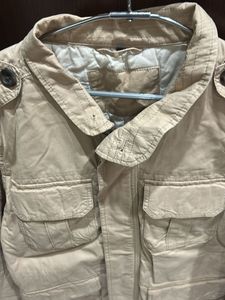 cream men jacket for wintera