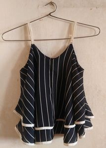 Black Stripes Top