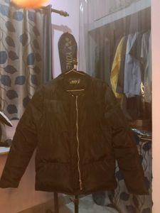 New Black Unisex Puffer Jacket For Winter's