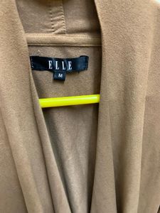 Tan Fringed Shrug For Women