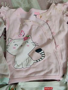 Baby Girls Used Tshirts 3-6 Months