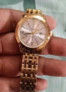 Casio Women Watch Golden