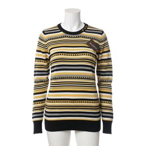 Y2k Striped Knit Sweater 💛 🖤