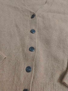 Brown Knit Cardigan