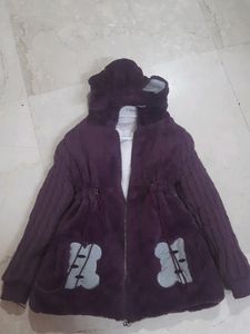 Kids Furry Rabbit Jacket