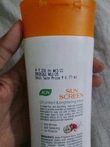 UV Protect &amp; Brightening Lotion