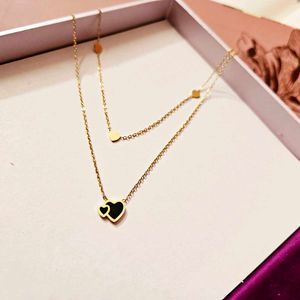 Pinteresty Layered Gold Heart Necklace