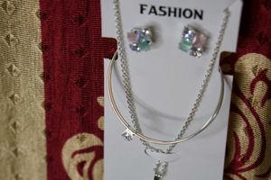 Gemstone Pendant Necklace , Bracelet, Earings