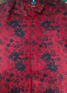 Red Full Hand Shirt 42 Size