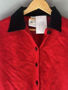 Red &amp; Black Cardigan Sweater
