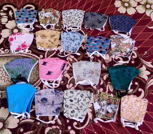 Cotton Printed Face Mask,
