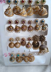 Jhumka Earrings Set