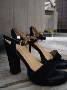 Black Heels - Size 4