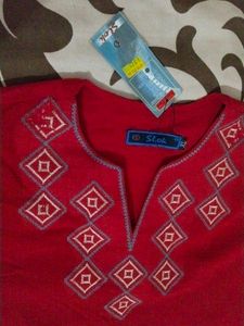 Slok Red Classy Top