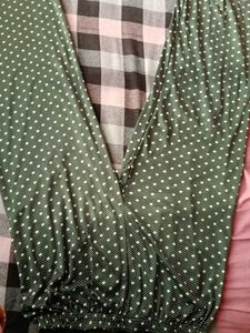 Green Polka Dot Pants