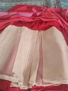 🔥❤️ Tomato Colour Off Shoulder Lahenga ❤️🔥