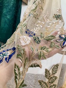 Green Embroidered Pakistani Suit
