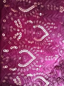 Burgundy Embellished Lehenga Skirt