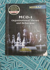 MCO-01 Organisational Theory and Behaviour