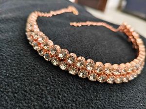 Sparkling Crystal Choker Necklace - Unused