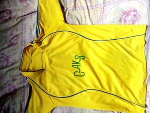 Adidas yellow football jersey for men