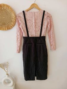 Korean Stylish Dungaree Dress