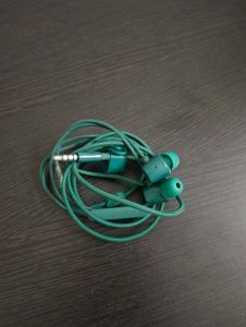 Green Wired Earphones (working)