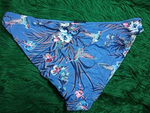 Floral Bikini Bottom - Blue🖤