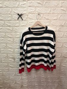 Striped Knit Pullover🕶️‼️