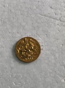 Victoria d g Britt Reg F.D Gold Coin 1911 TOKEN CO