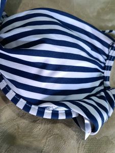 Striped Bikini Top