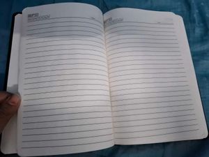 Diary: Faux Leather hard bound Planner Notebook