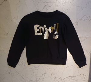 Black embroidered/embellished SWEATSHIRT 🖤